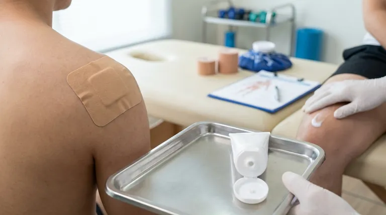 ケトプロフェンTDSパッチとジクロフェナクゲルの比較試験の目的は？主な所見と利点