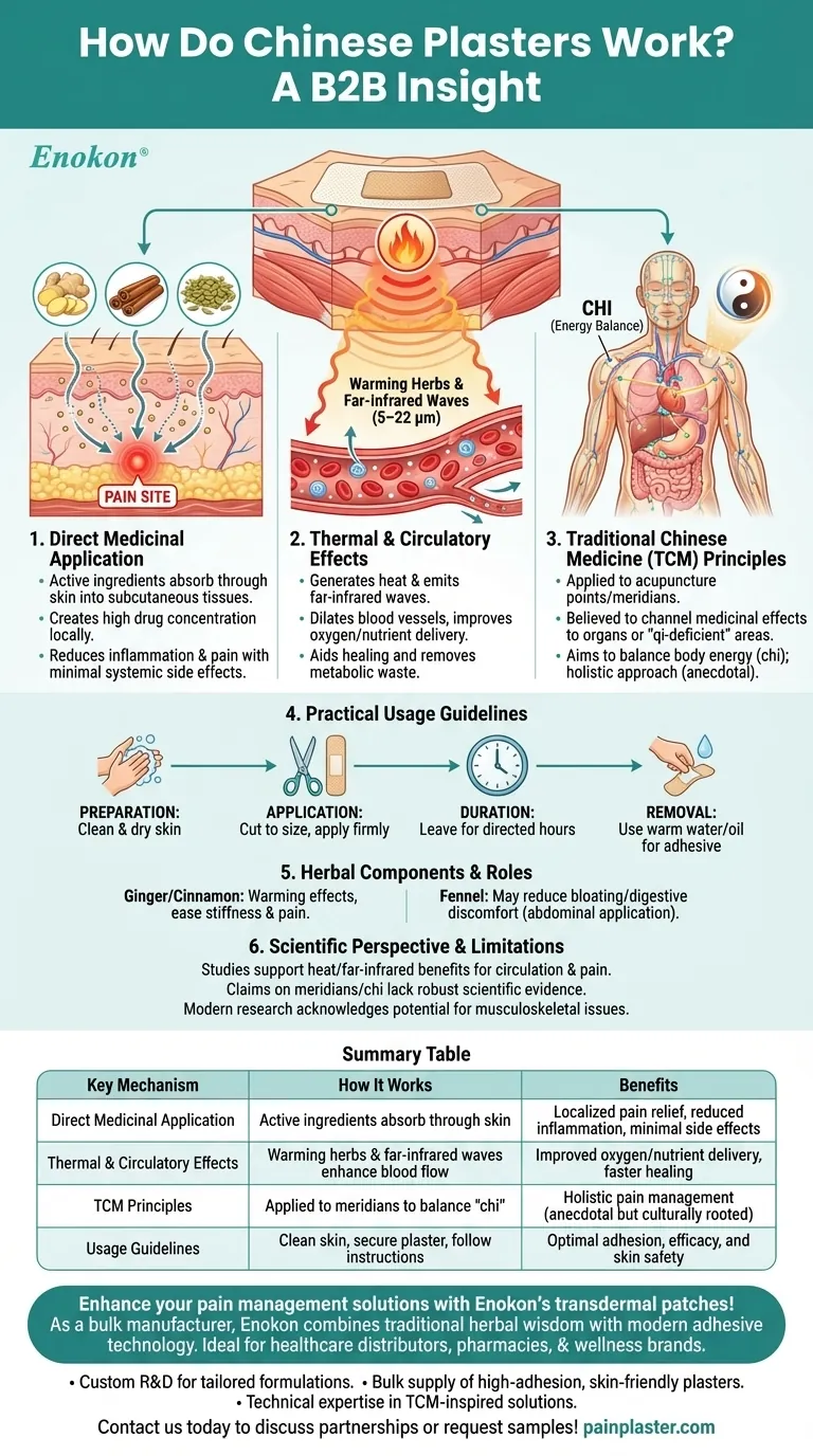 Wie wirken chinesische Pflaster?Entschlüsselung der Wissenschaft hinter der traditionellen Schmerzlinderung Visuelle Anleitung