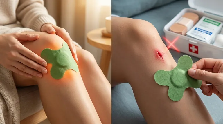 ¿Se pueden utilizar emplastos chinos en heridas abiertas?Pautas seguras para aliviar el dolor