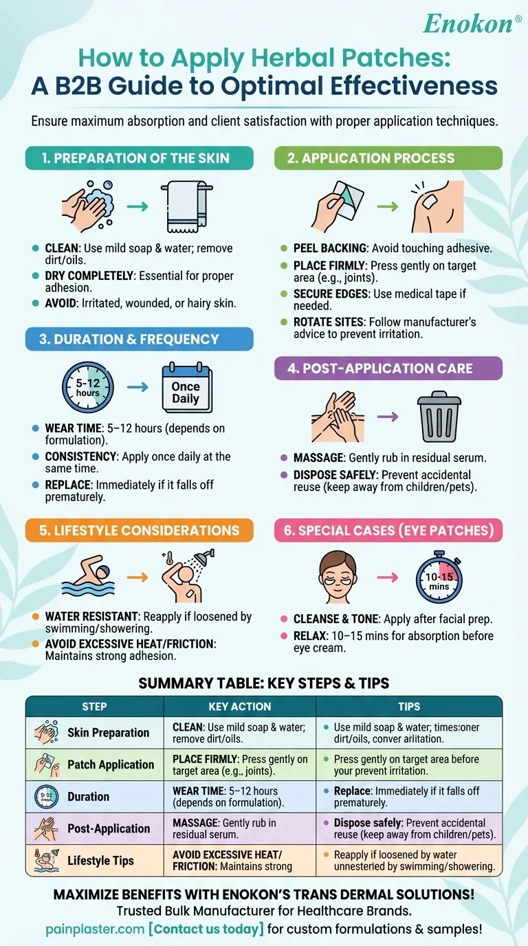 Como é que os pensos de ervas devem ser aplicados?Um guia passo-a-passo para obter os melhores benefícios Guia Visual