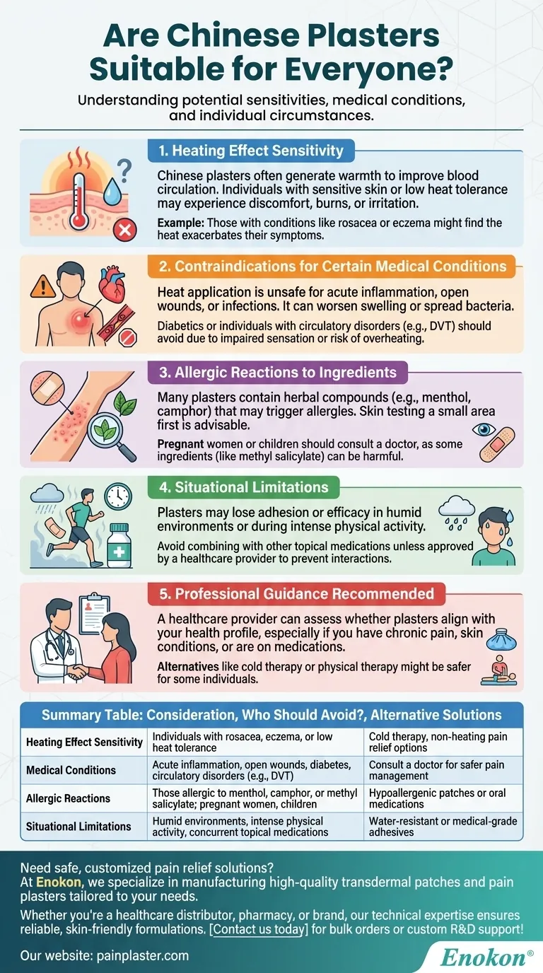 Os pensos chineses são adequados para toda a gente?Principais considerações antes da utilização Guia Visual