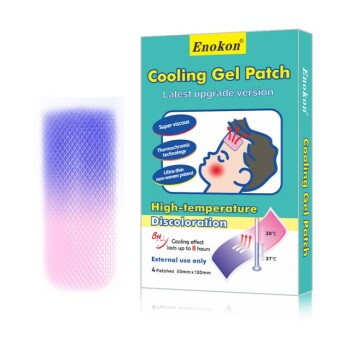 Parches refrescantes para la fiebre Parches para la fiebre que cambian de color